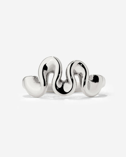 Swirl Ring Silber