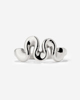 Swirl Ring Silber