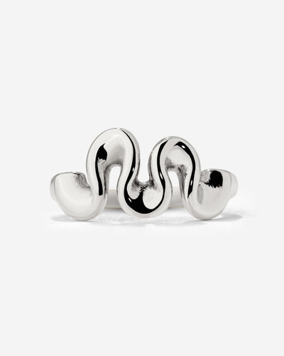 Swirl Ring Silber
