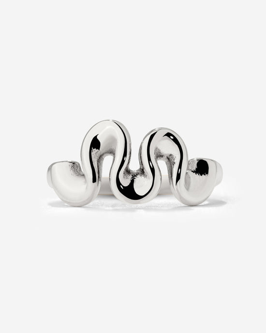 Swirl Ring Silber