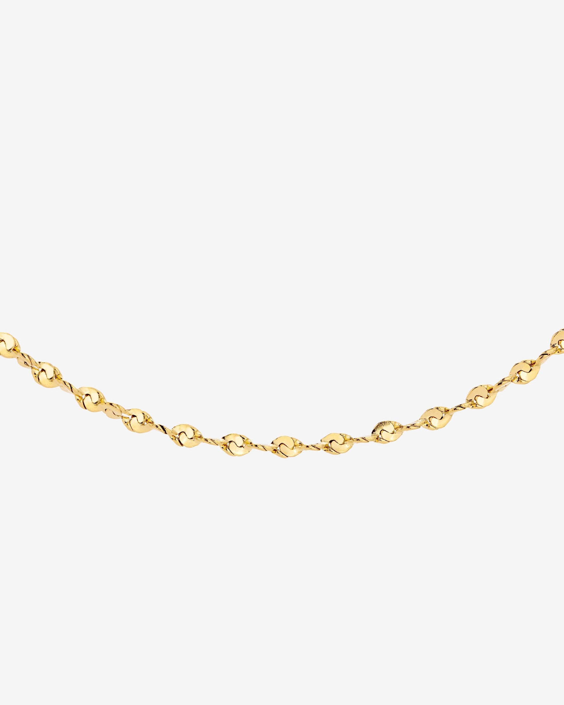 Tinsel Chain Necklace Gold