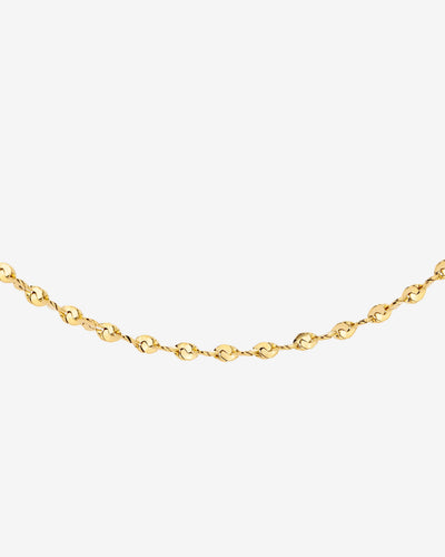 Tinsel Chain Necklace Gold