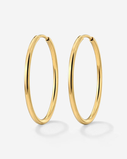 Extra Large Hoops Gold