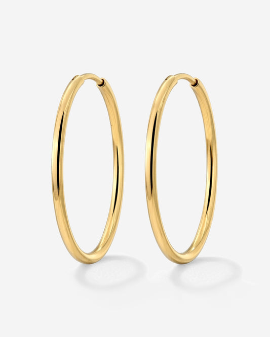 Extra Large Hoops Gold
