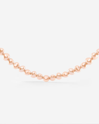 Dusty Rose Perlita Choker Gold