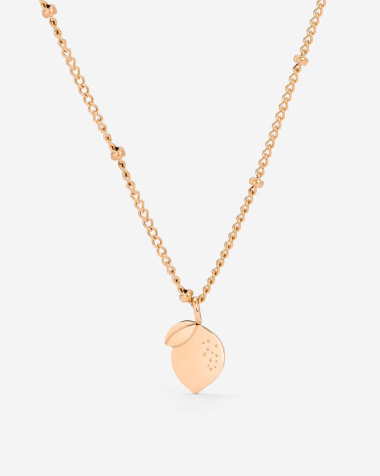 When Life gives you Lemons Necklace Roségold