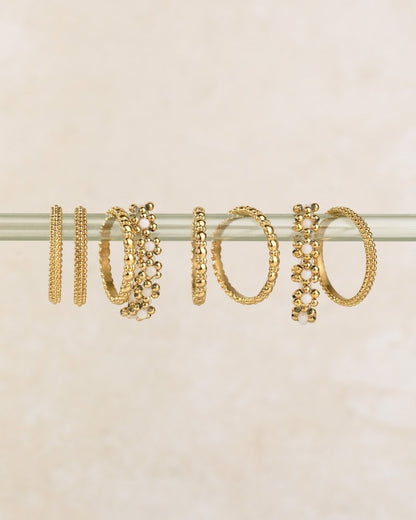 Dotted Ring Gold