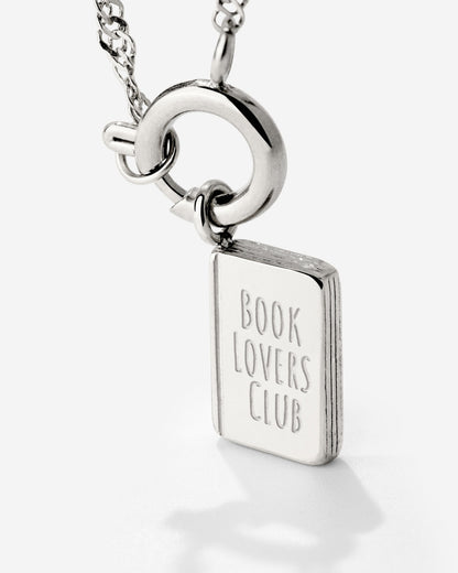 Book Lovers Club Singapore Chain Necklace Set Silber