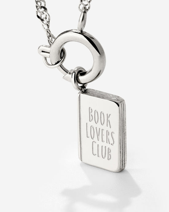 Book Lovers Club Singapore Chain Necklace Set Silber