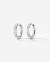 Glimmer Hoops Baby Silber