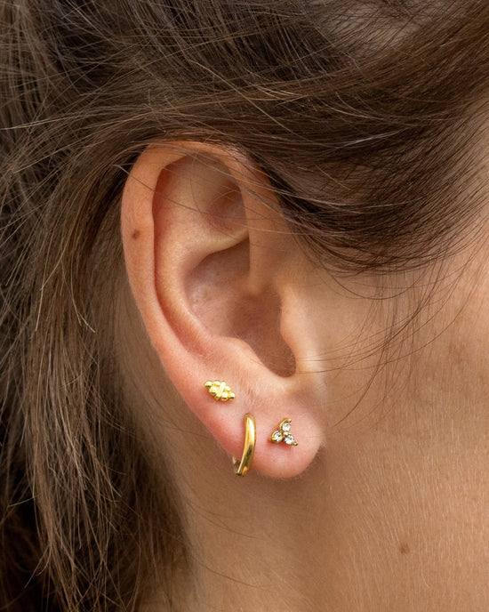Luz Studs Gold
