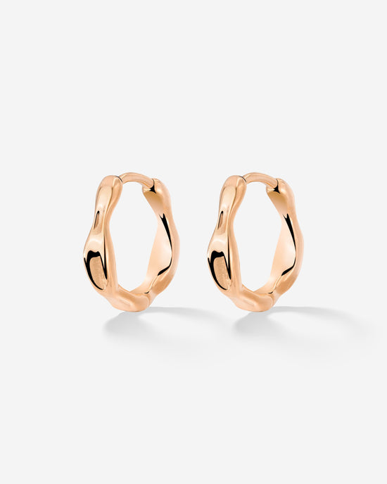 Liquid Shape Hoopies Roségold