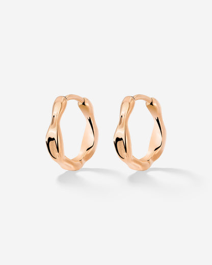 Liquid Shape Hoopies Roségold
