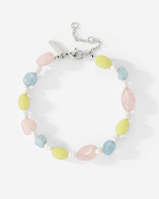 Cotton Candy Bracelet Silber