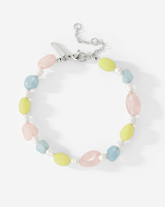 Cotton Candy Bracelet Silber