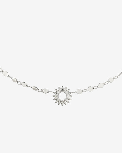 Sunny Side Up Necklace Silber