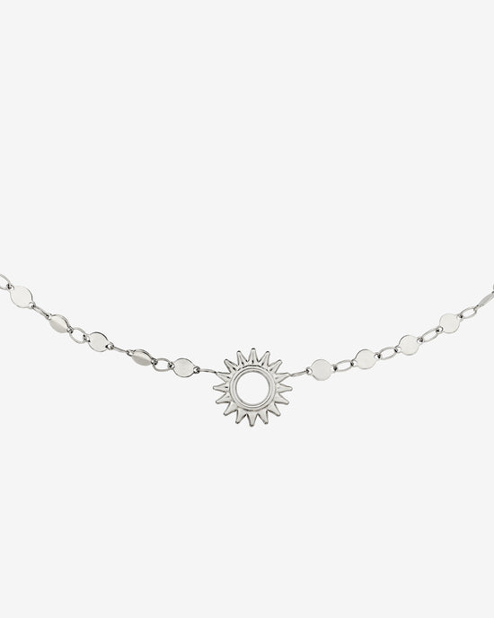 Sunny Side Up Necklace Silber