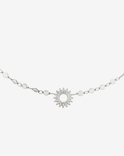 Sunny Side Up Necklace Silber