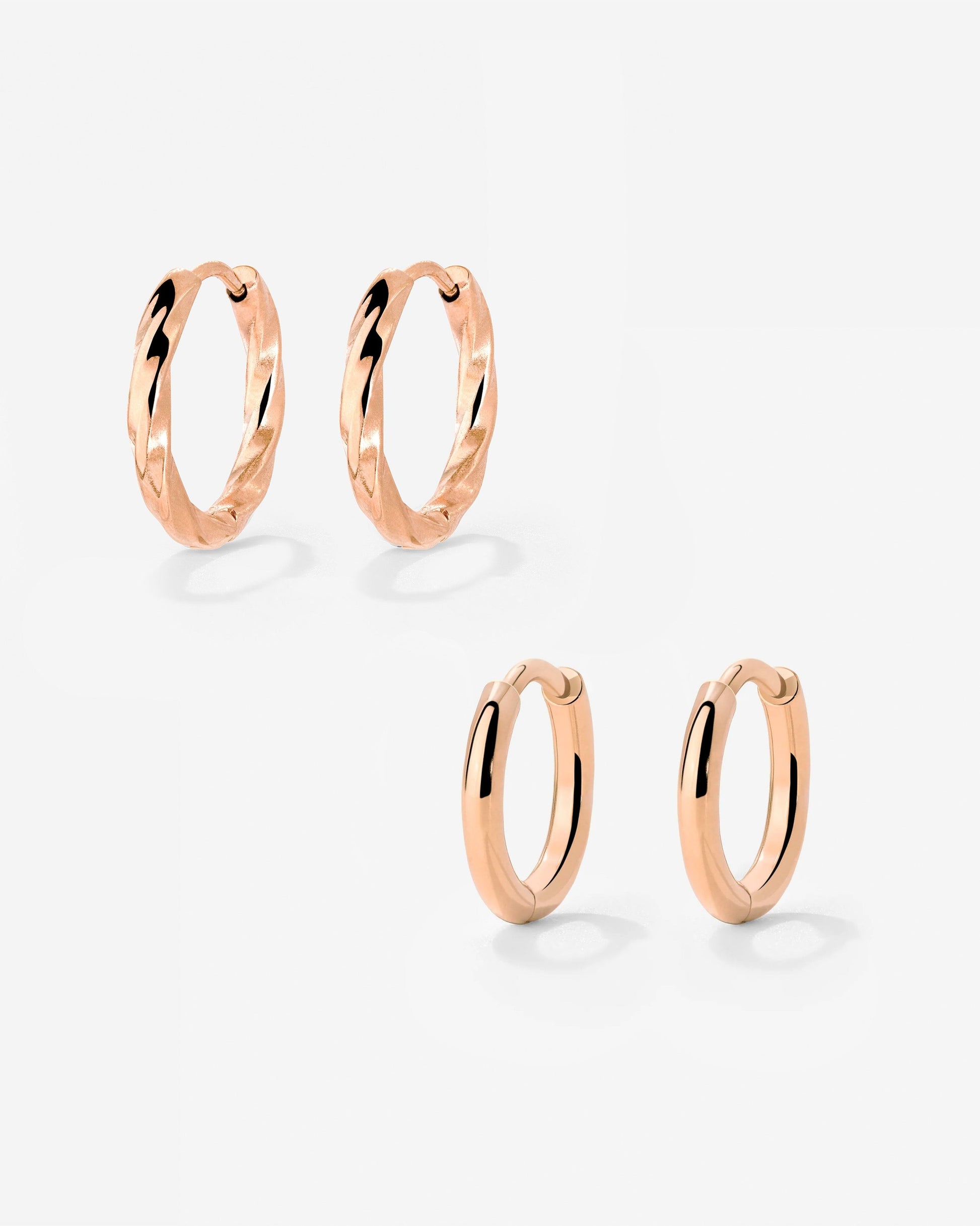 Soft 'n' Subtle Hoop Bundle Roségold