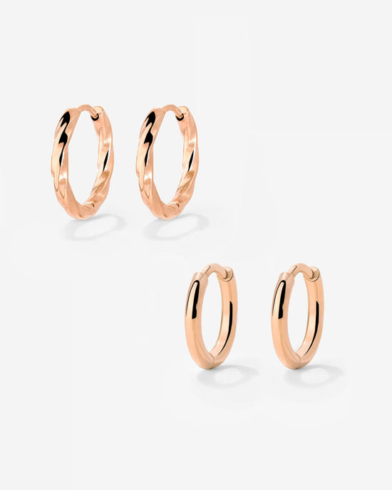 Soft 'n' Subtle Hoop Bundle Roségold