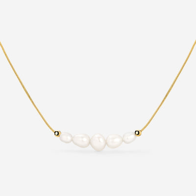 Pearlessence Choker Gold