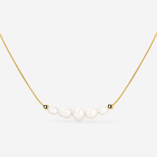 Pearlessence Choker Gold