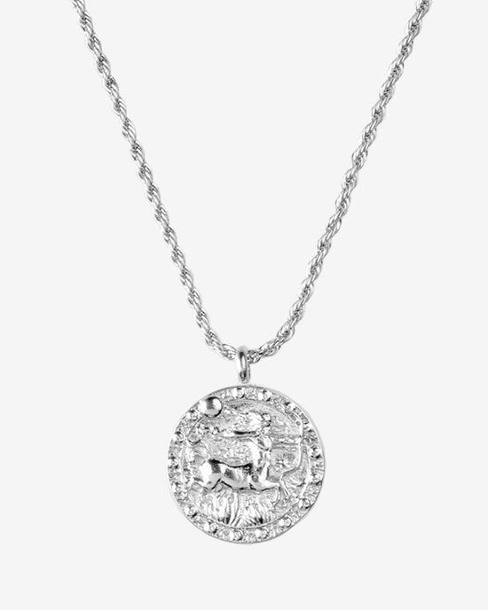 Zodiac Sign Necklace Silber