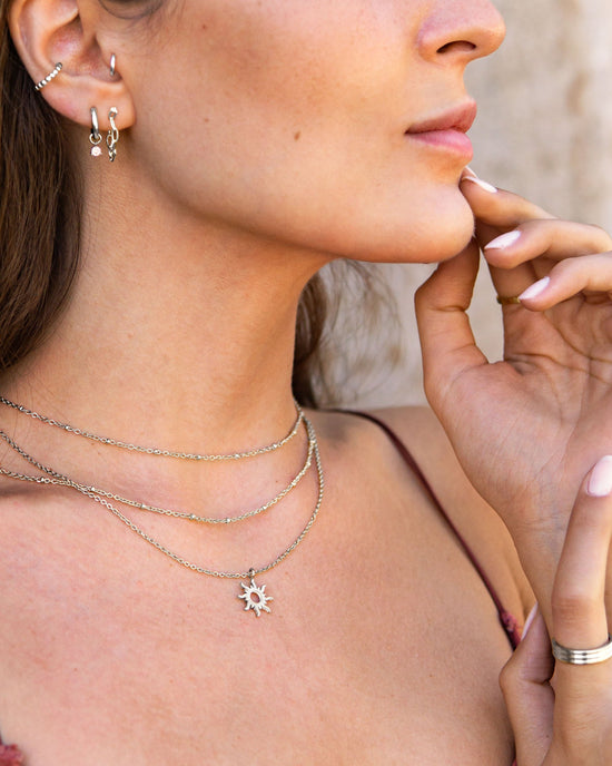 Alimera Necklace Silber