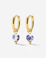 Painted Blue Hoop Set Small