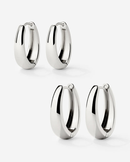 Seeker Hoop Bundle Silber
