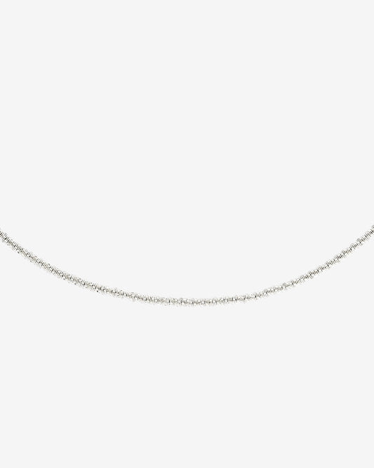 Criss Cross Chain Collana Argento