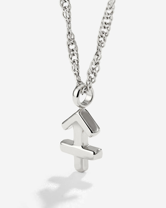 Sagittarius Bubble Necklace Silber