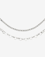 Glam Lover Necklace Bundle Silber