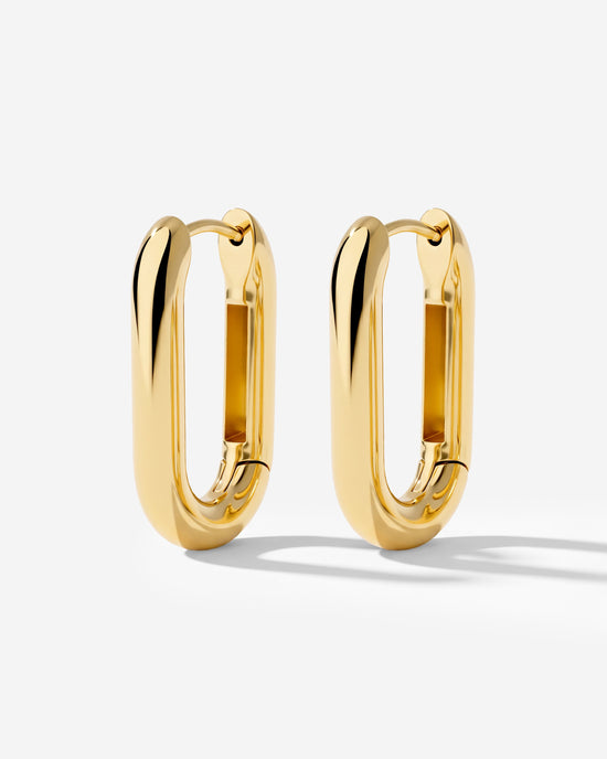 Chunky Oval Hoops Small