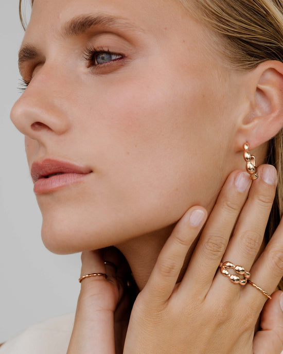 Graceful Curves Ring Roségold