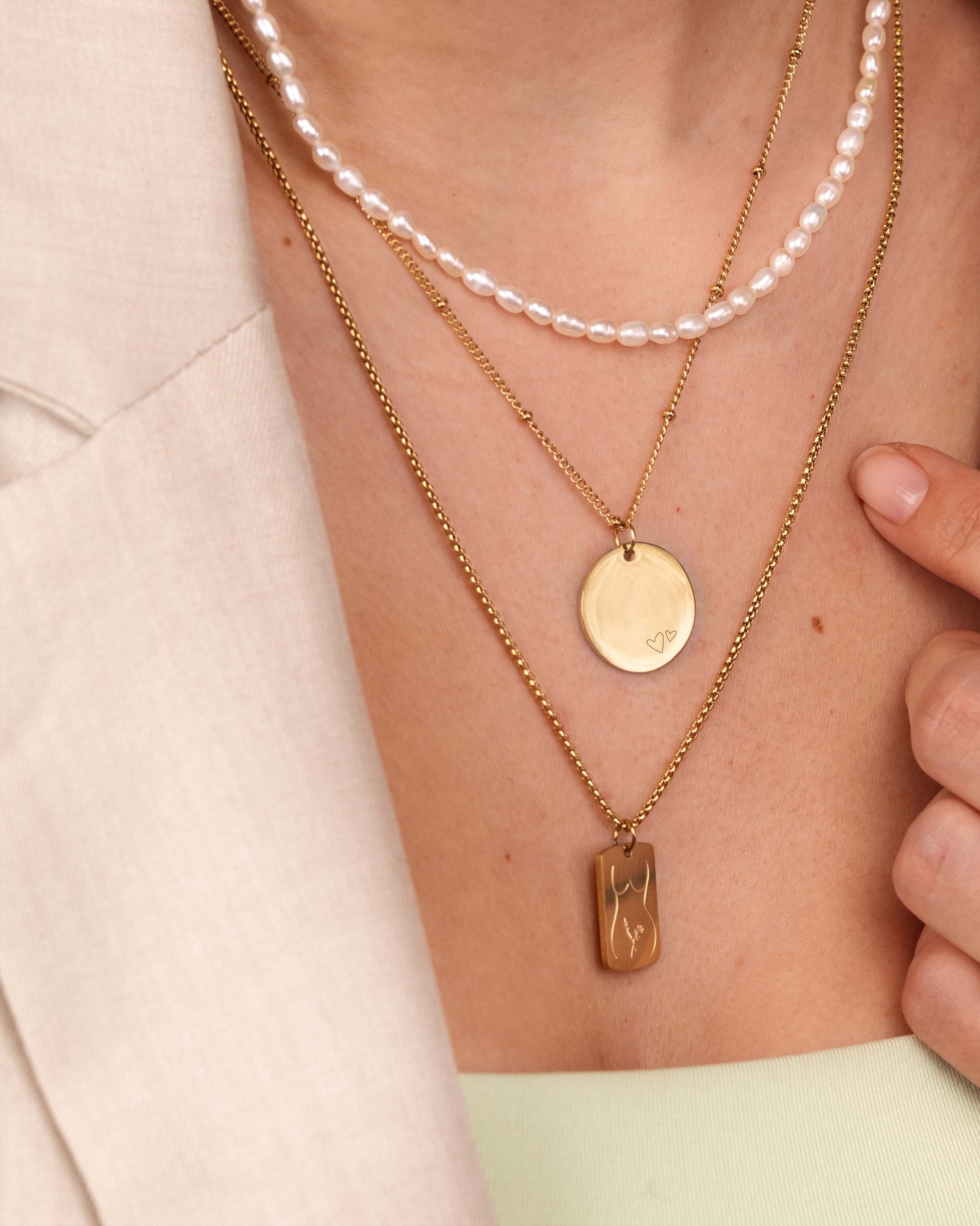 Mother & Daughter Necklace Bundle Gold