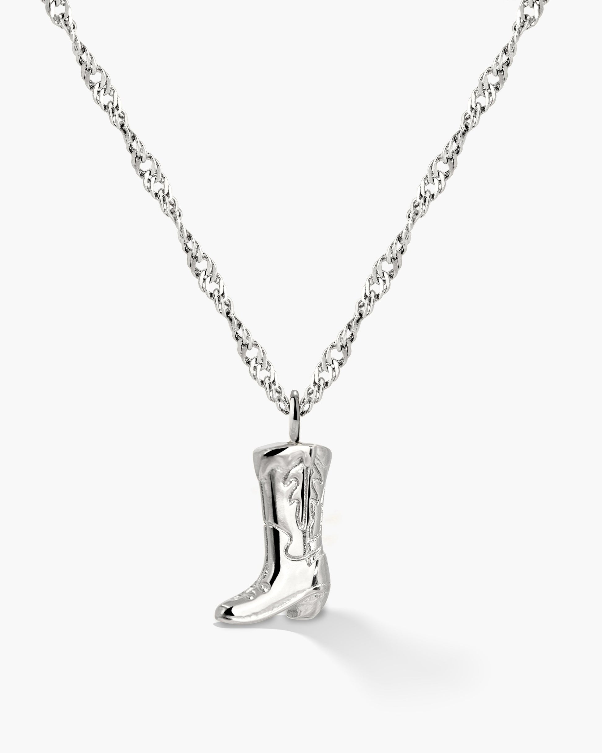 Howdy Necklace Silber