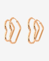 Heartily Hoop Set Oro Rosa