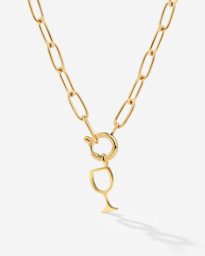 Vino Amore Oval Links Necklace Set