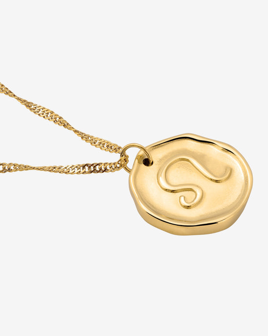 Zodiac Necklace – Leo / Löwe Gold