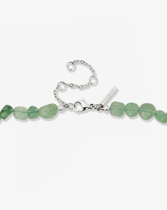 Sea Glass Necklace Silber