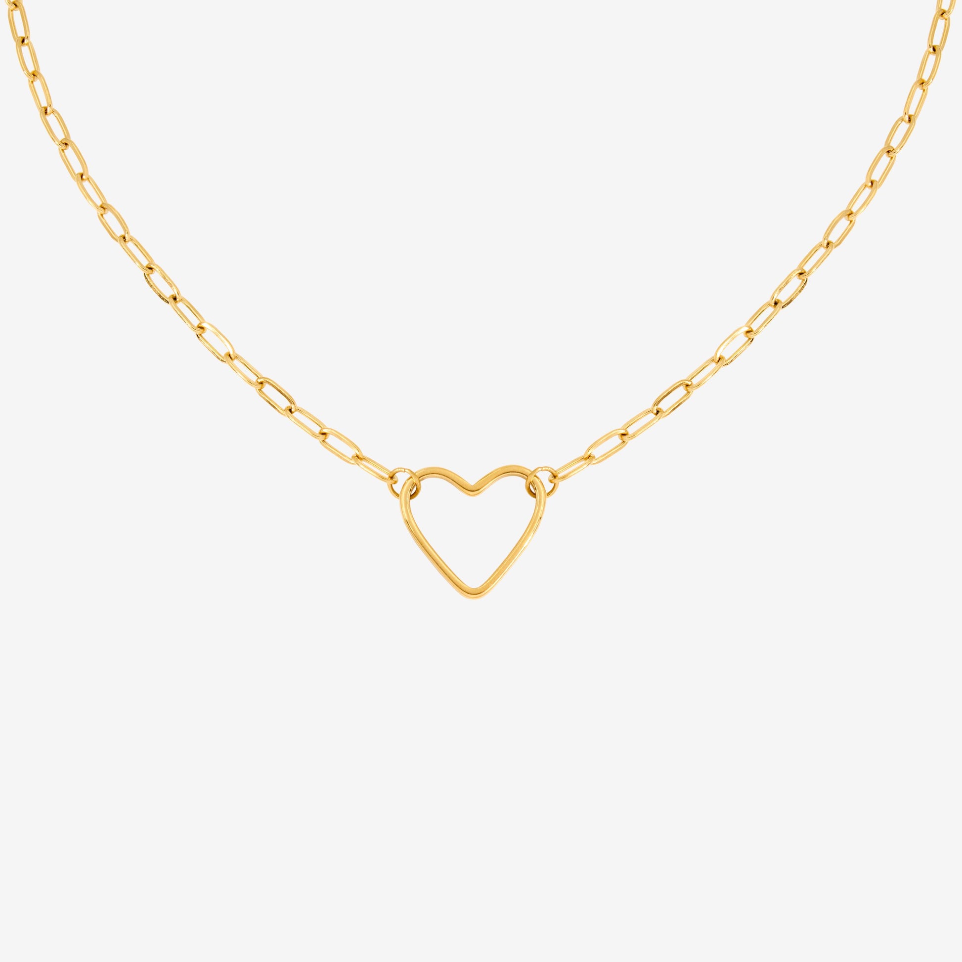 Loving Heart Necklace Gold