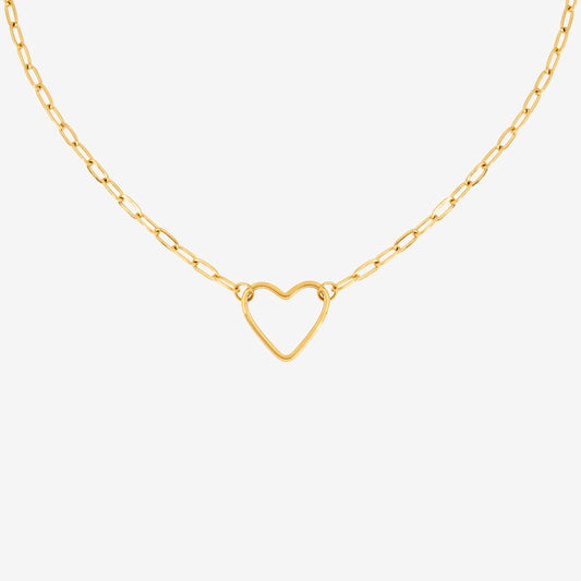 Loving Heart Necklace Gold