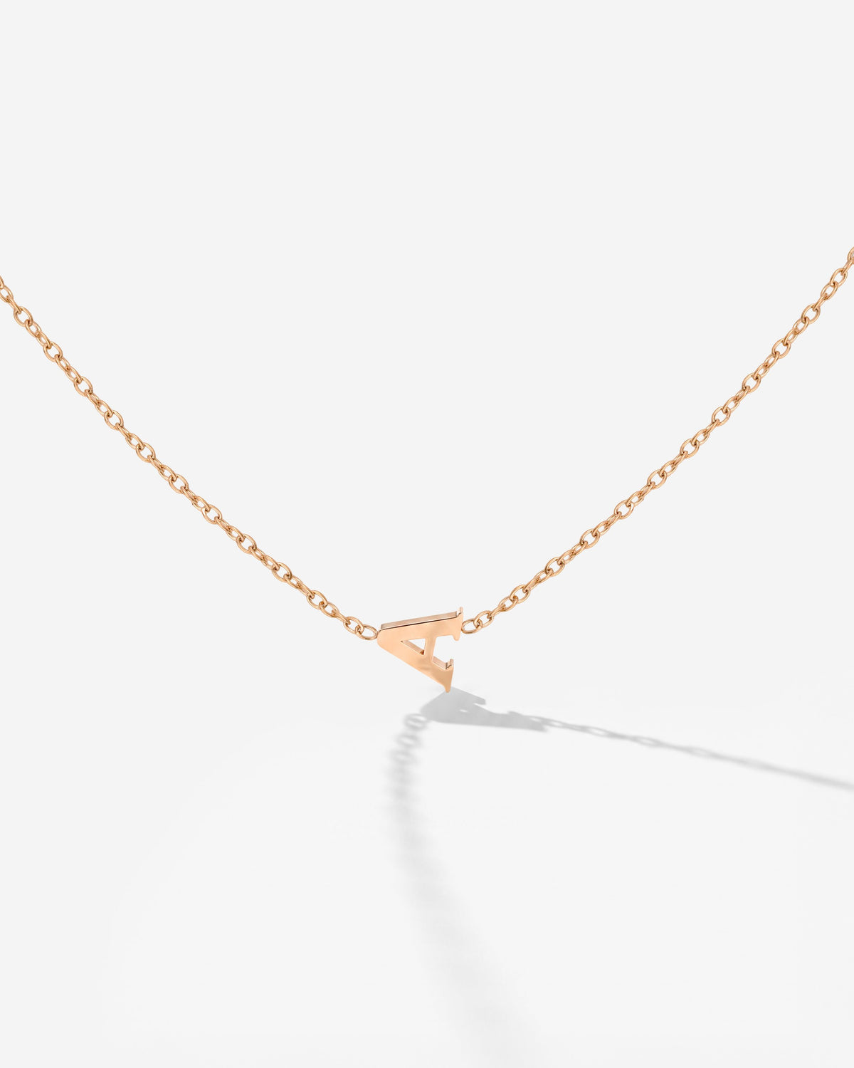Tiny Letter Necklace