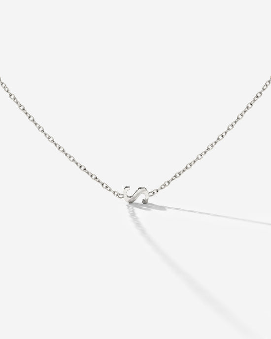 Tiny Letter Necklace