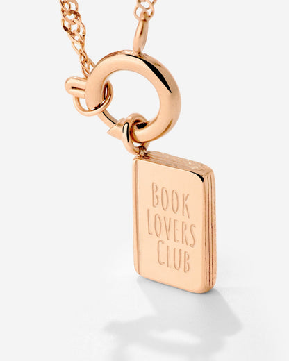 Book Lovers Club Singapore Chain Necklace Set Roségold