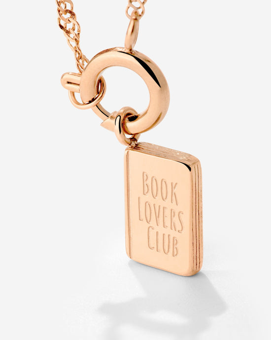 Book Lovers Club Singapore Chain Necklace Set Roségold