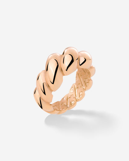 Bold Twist Ring Roségold
