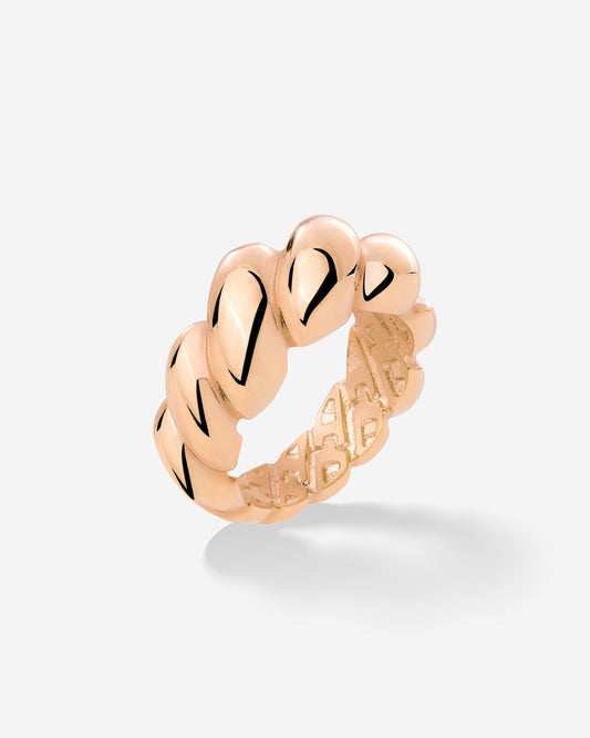 Bold Twist Ring Roségold
