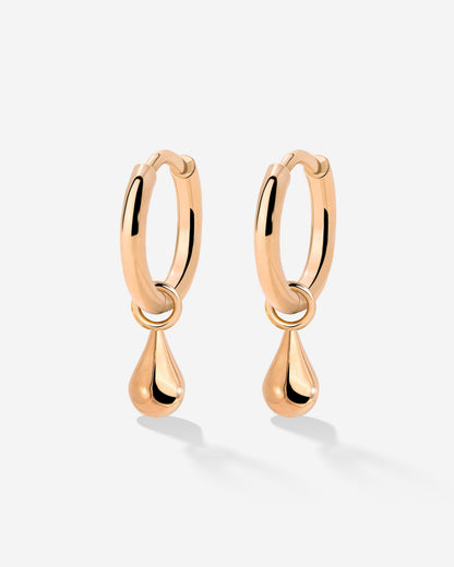 Drop it Hoop Set Small Roségold